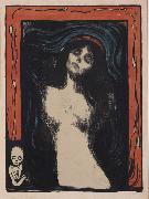 Edvard Munch Madonna (mk12) painting